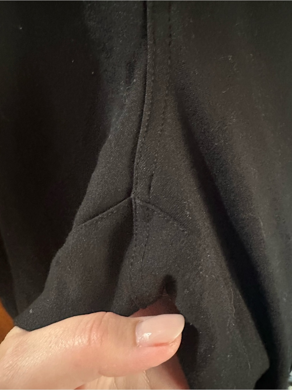 Michael Kors Black Pants with Gold Logo Button - Picture 5 of 8